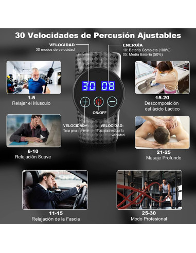 Pistola de Masaje Muscular