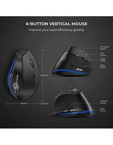 Ratón Inalámbrico Portátil